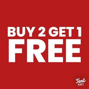 Everything on my page is buy 2 get one free